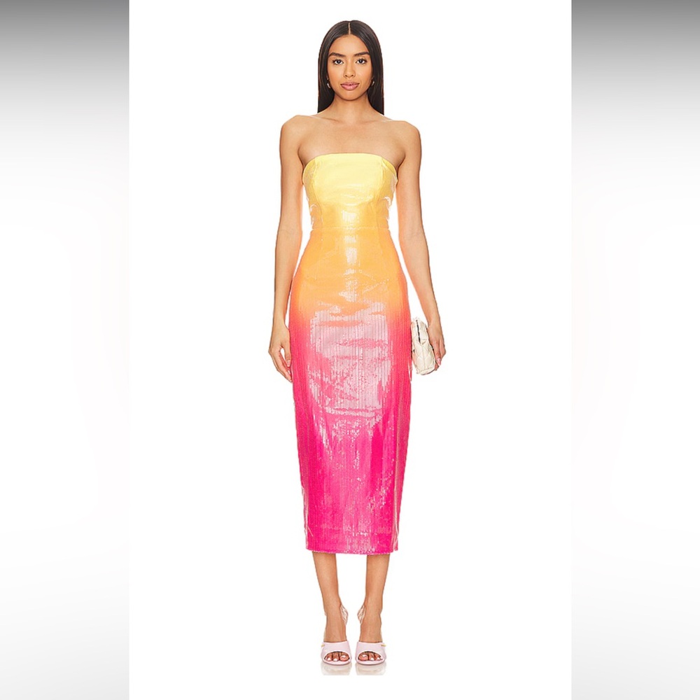 NWT Runaway the Label Sunset Midi Dress XS